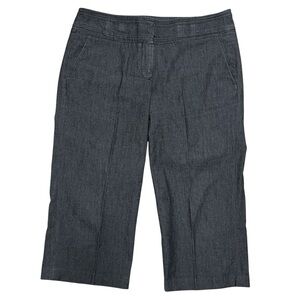 Sandro Women’s Black Wash Denim Capri Jeans Size 12